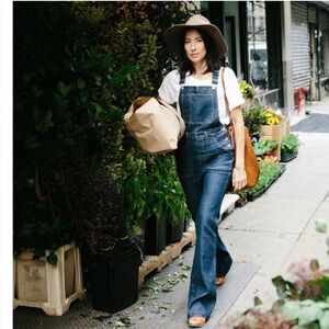 Madewell Flea Market Flare Overalls